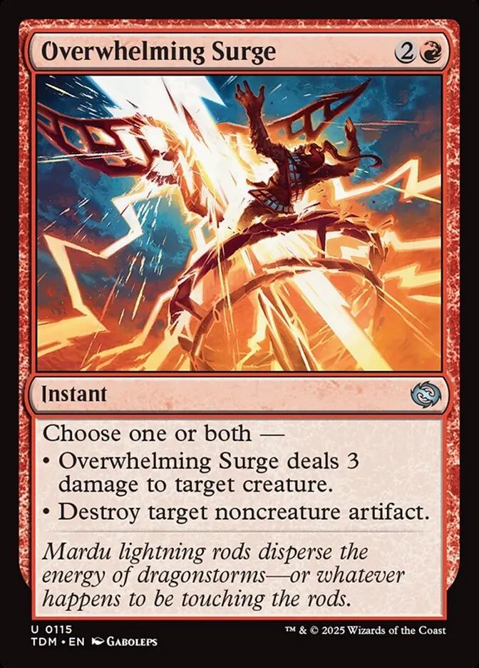 Overwhelming Surge Front Face