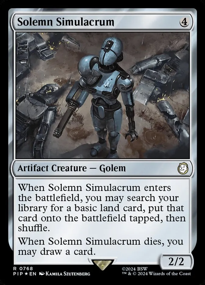 Solemn Simulacrum Front Face