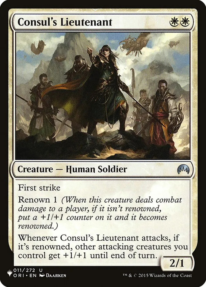 Consul's Lieutenant Front Face