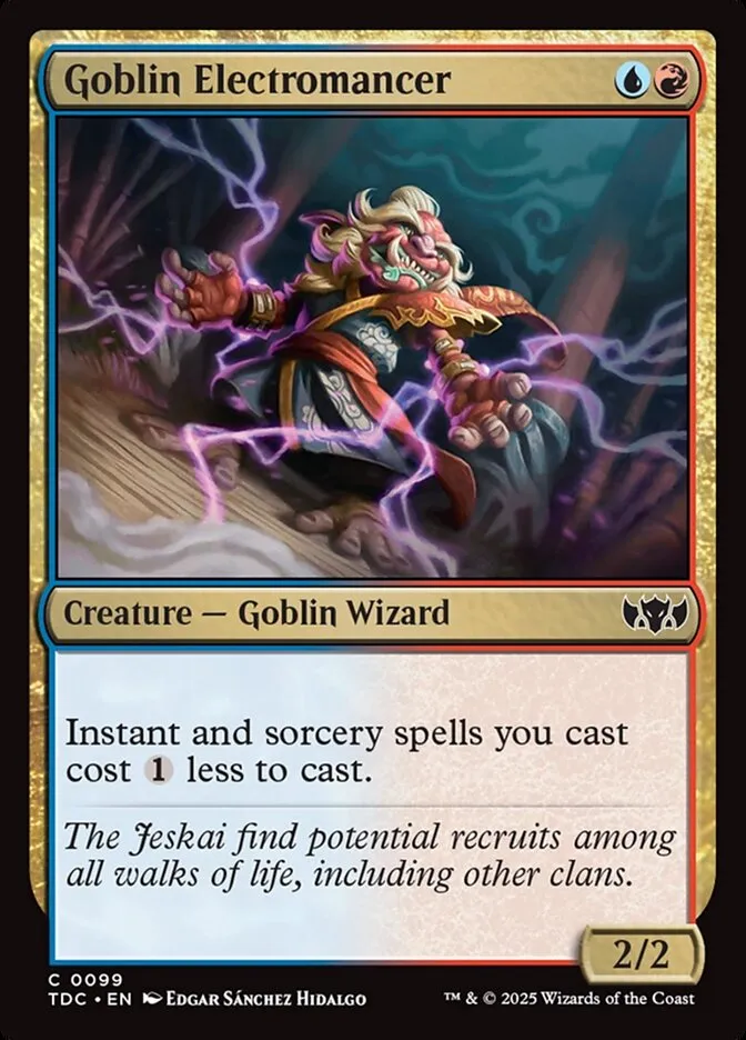 Goblin Electromancer Front Face