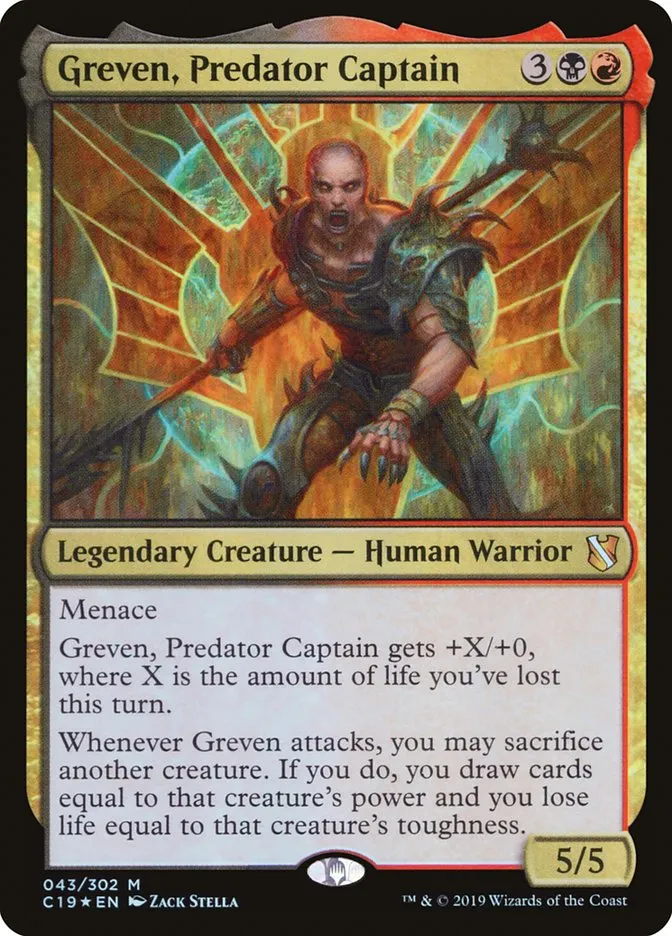 Greven, Predator Captain Front Face