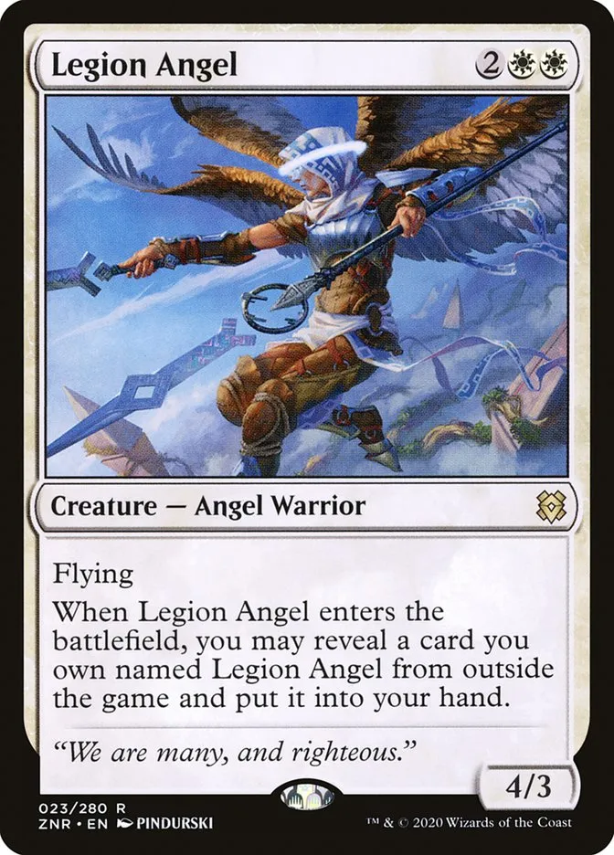 Legion Angel Front Face