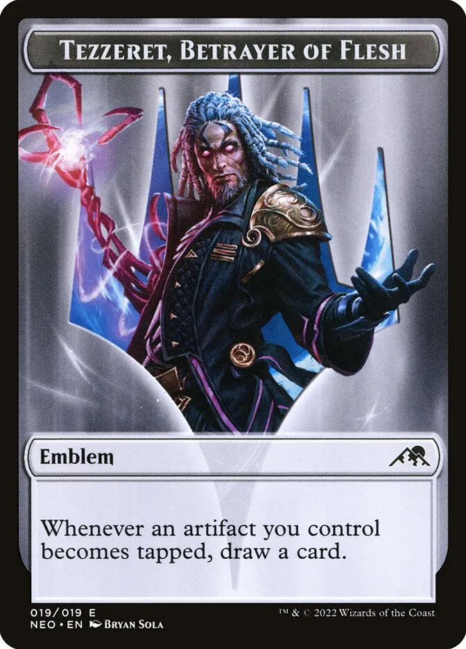 Tezzeret, Betrayer of Flesh Emblem Front Face
