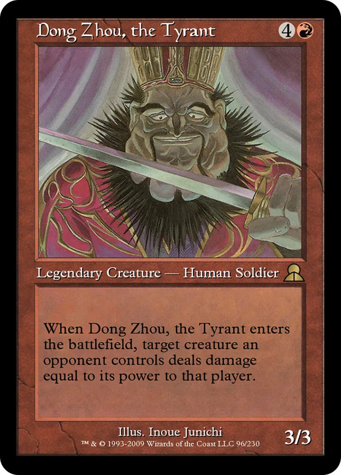 Dong Zhou, the Tyrant Front Face