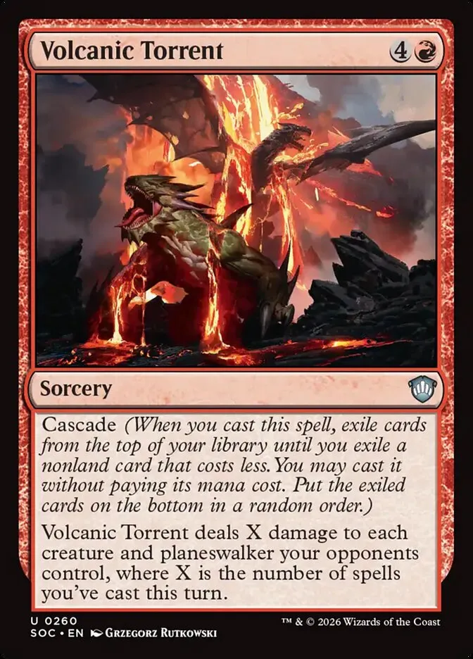 Volcanic Torrent Front Face