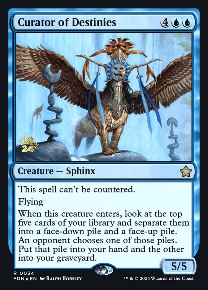 Curator of Destinies Front Face