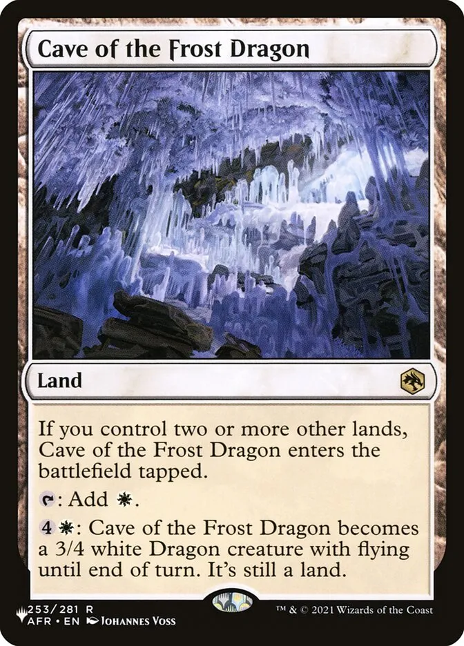 Cave of the Frost Dragon Front Face