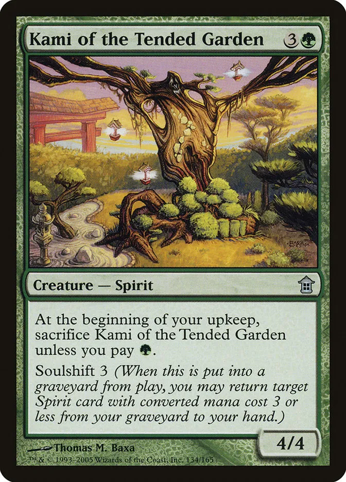 Kami of the Tended Garden Front Face