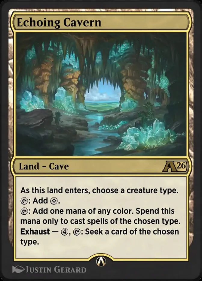 Echoing Cavern Front Face