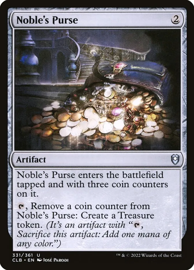 Noble's Purse Front Face