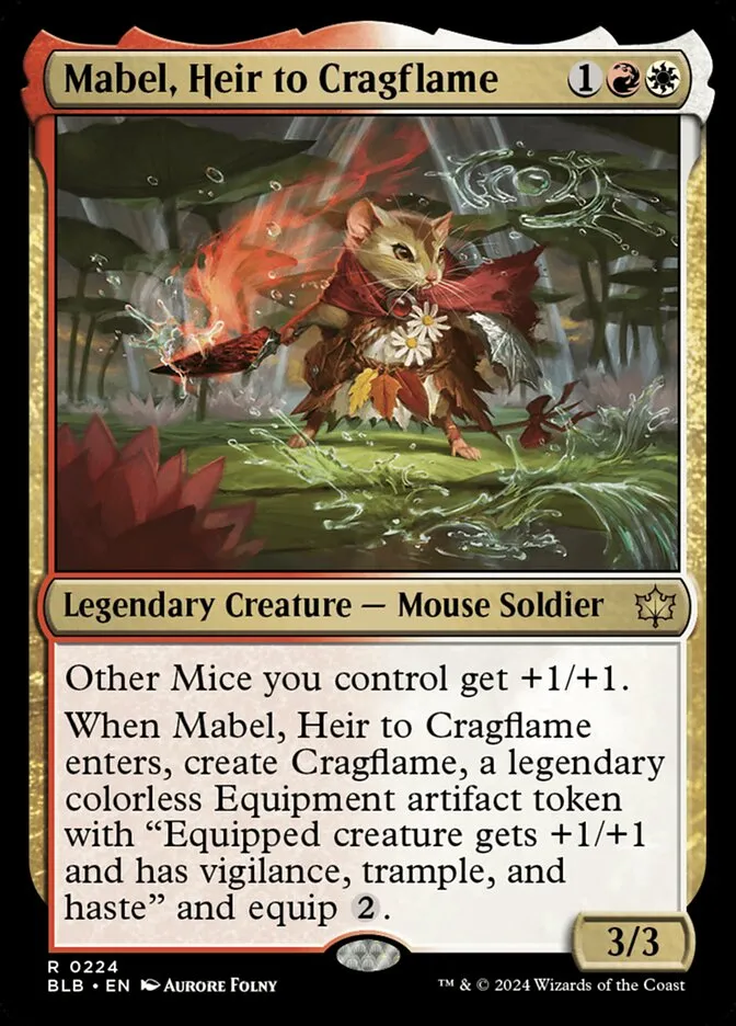 Mabel, Heir to Cragflame Front Face