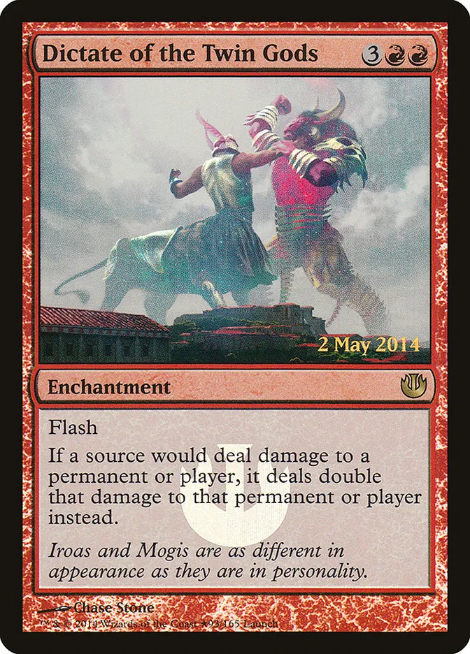 Dictate of the Twin Gods Front Face