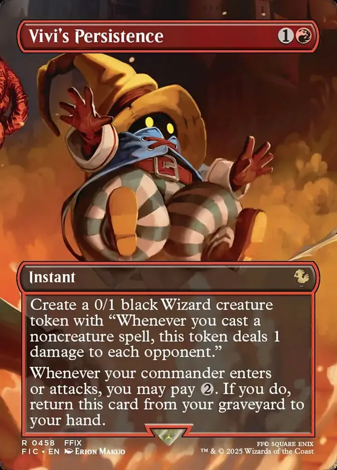 Vivi's Persistence Front Face