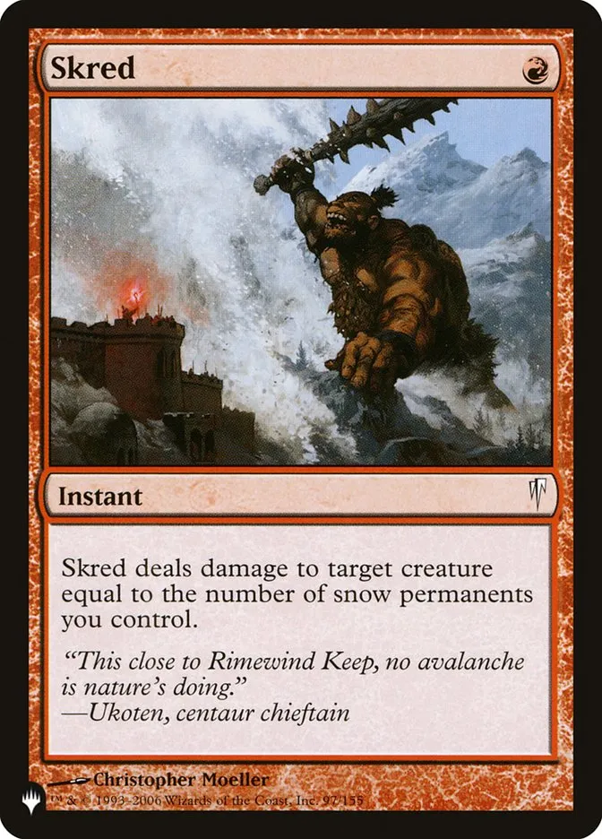 Skred Front Face