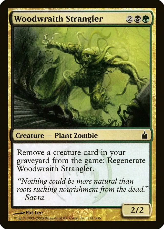 Woodwraith Strangler Front Face