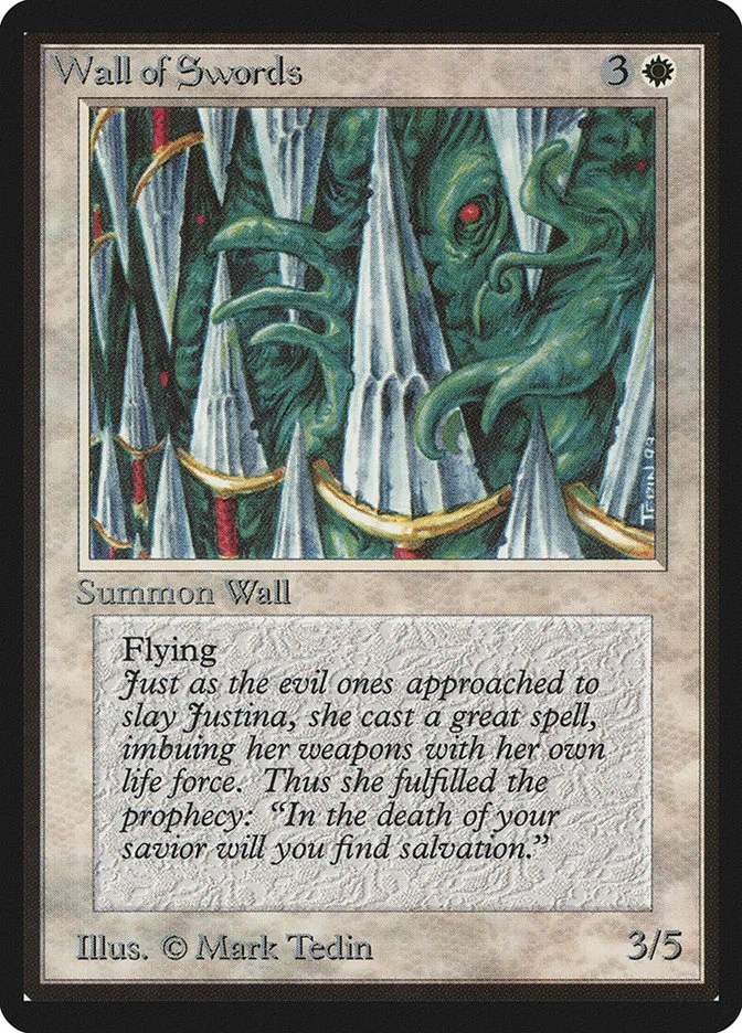 Wall of Swords Front Face