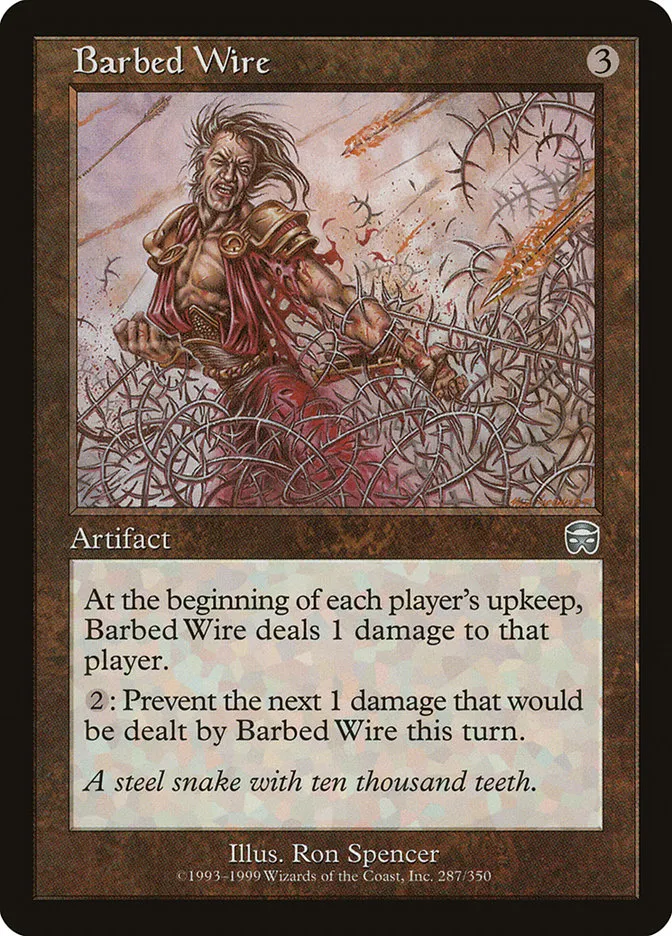 Barbed Wire Front Face