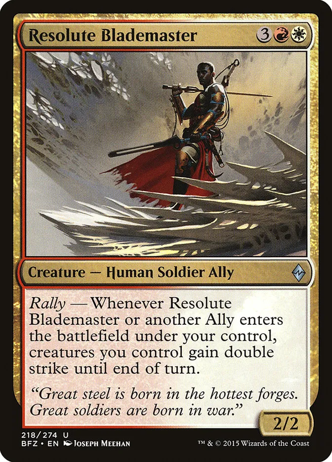 Resolute Blademaster Front Face