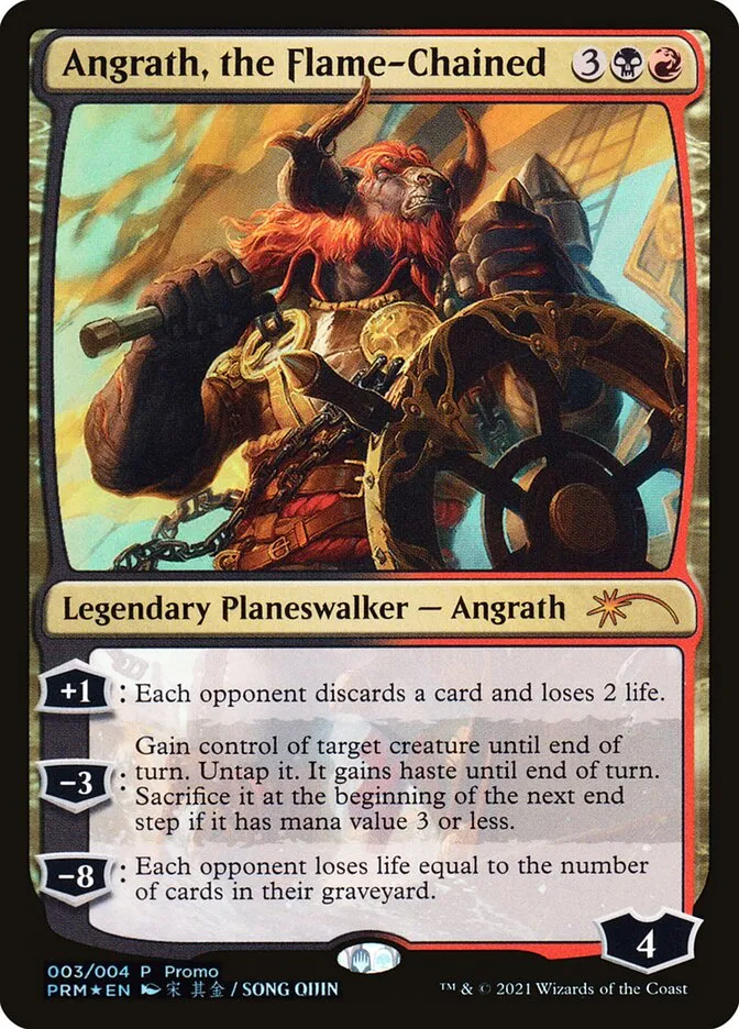 Angrath, the Flame-Chained Front Face