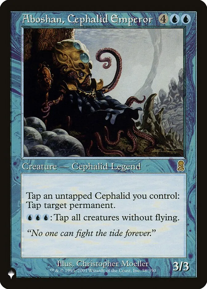 Aboshan, Cephalid Emperor Front Face