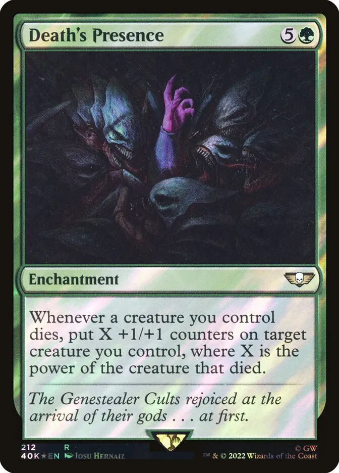 Death's Presence Front Face