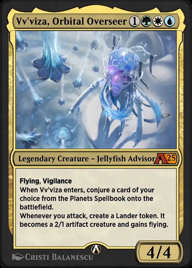 Vv'viza, Orbital Overseer Front Face