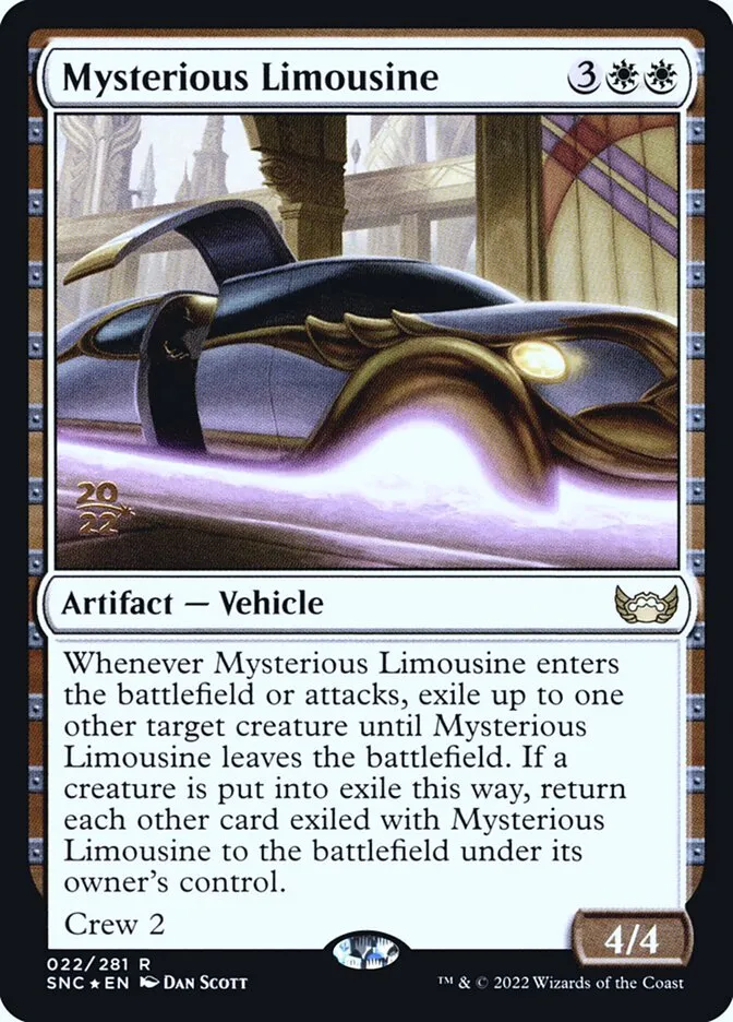 Mysterious Limousine Front Face