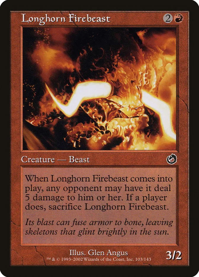 Longhorn Firebeast Front Face