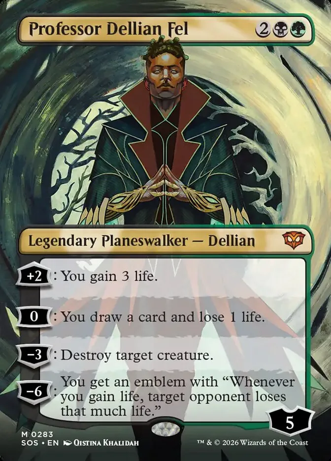 Professor Dellian Fel Front Face