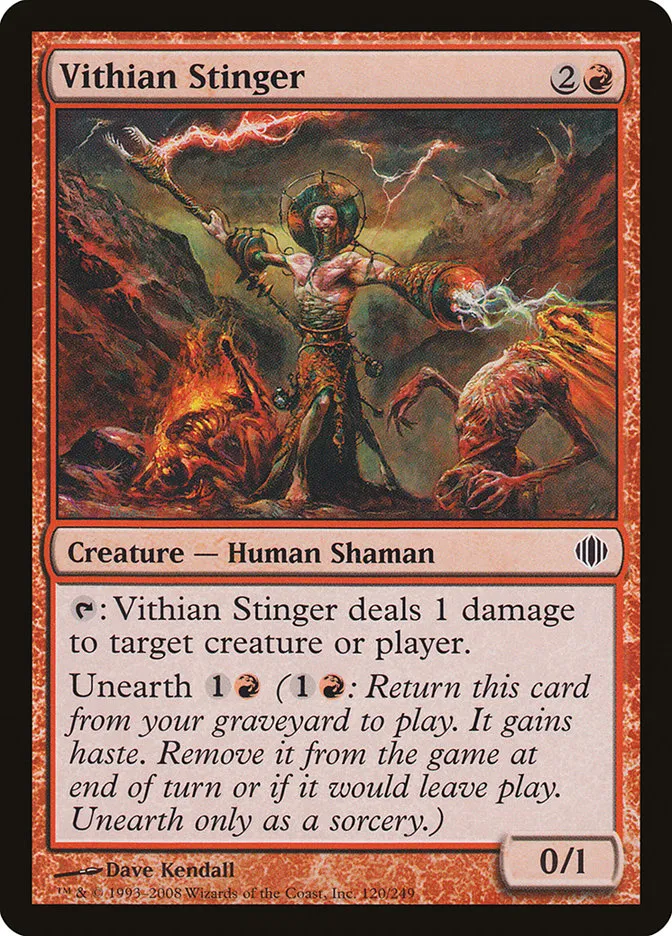 Vithian Stinger Front Face