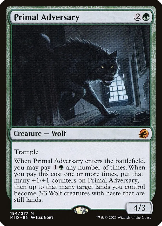 Primal Adversary Front Face