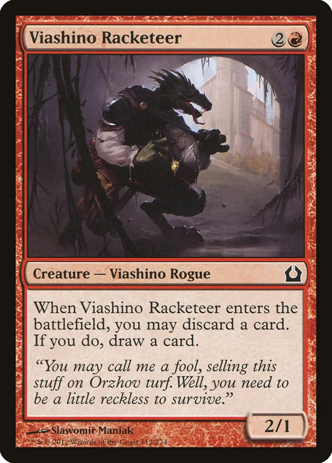 Viashino Racketeer Front Face