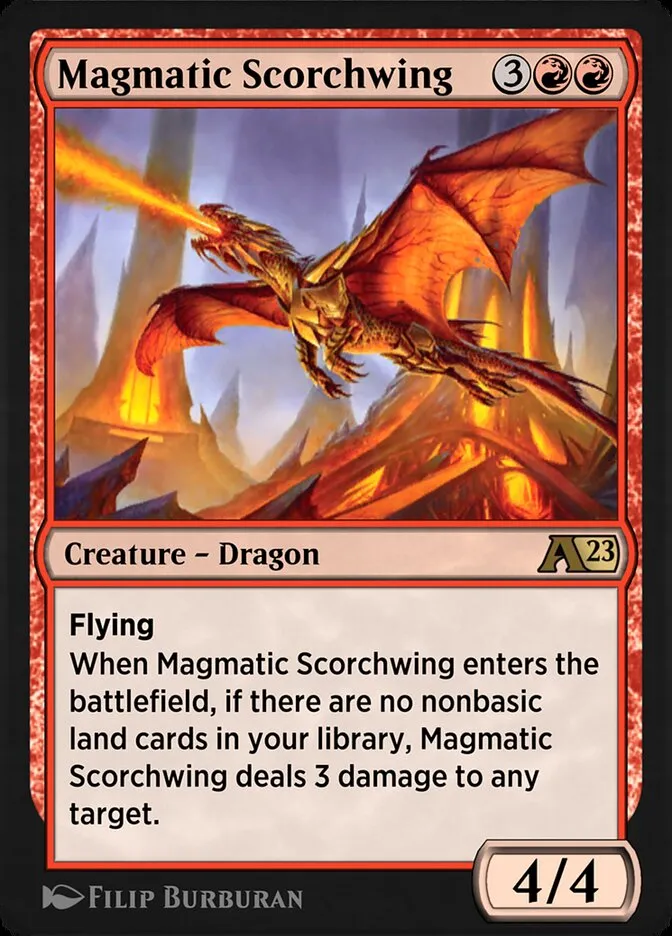 Magmatic Scorchwing Front Face