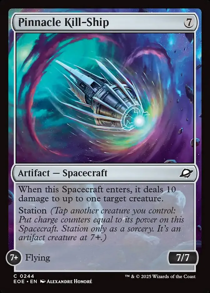 Pinnacle Kill-Ship Front Face