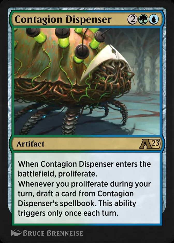 Contagion Dispenser Front Face
