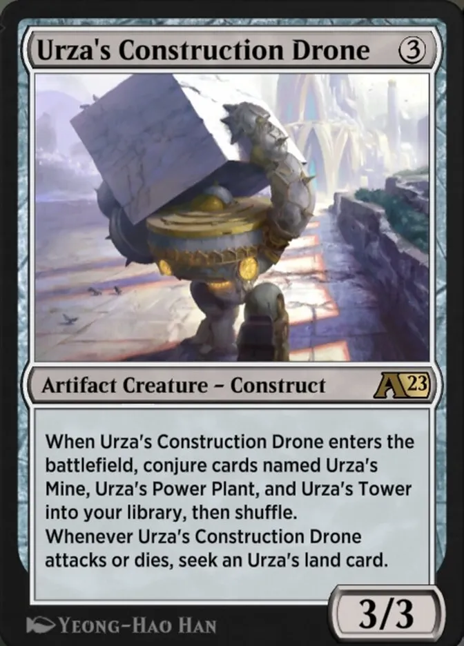 Urza's Construction Drone Front Face