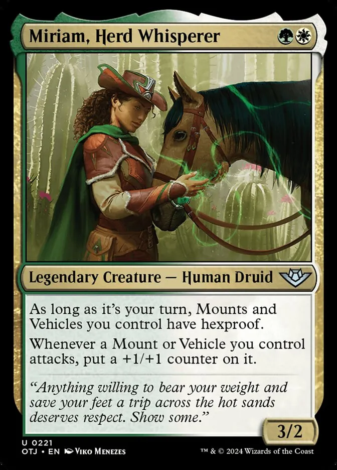 Miriam, Herd Whisperer Front Face