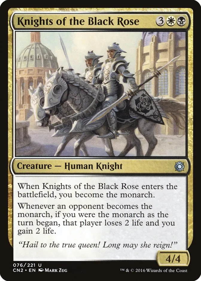 Knights of the Black Rose Front Face