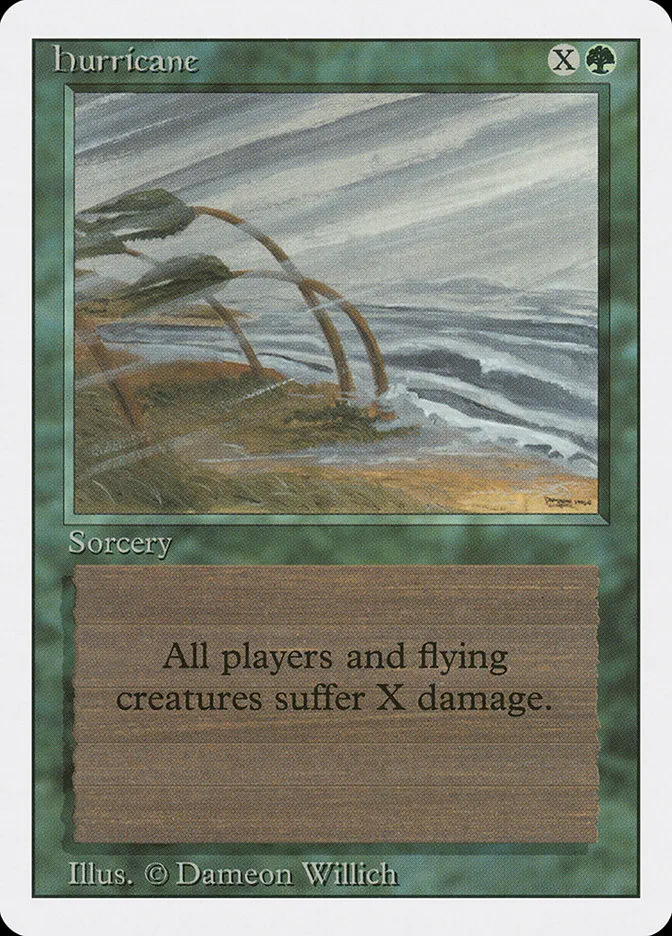 Hurricane Front Face