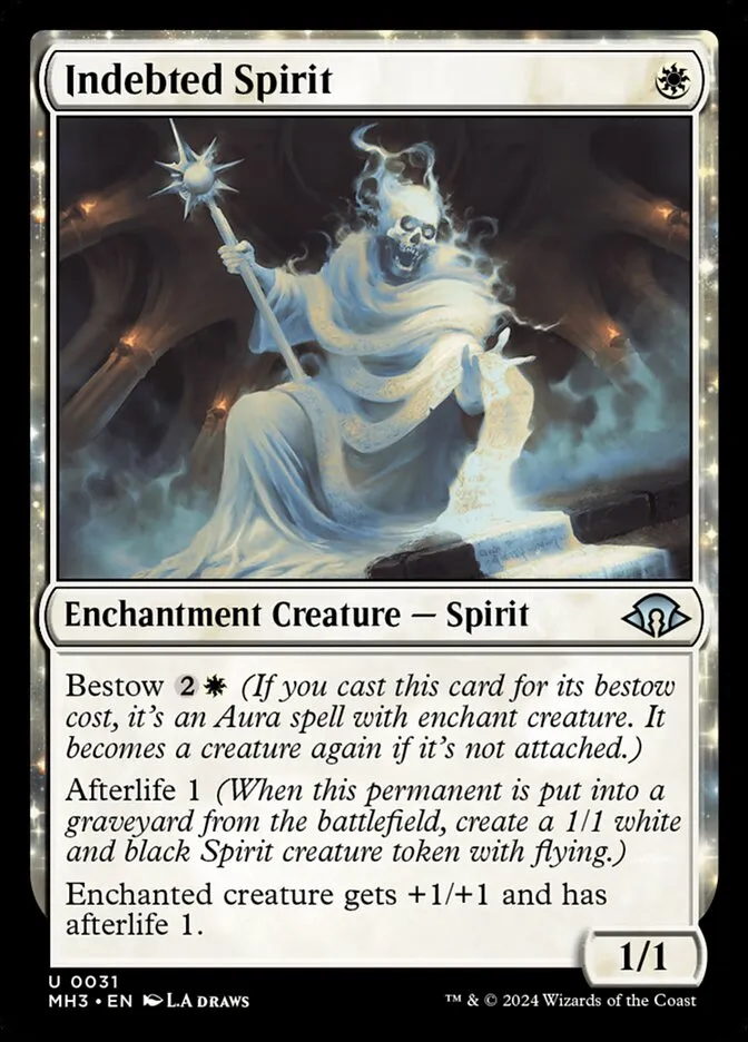Indebted Spirit Front Face