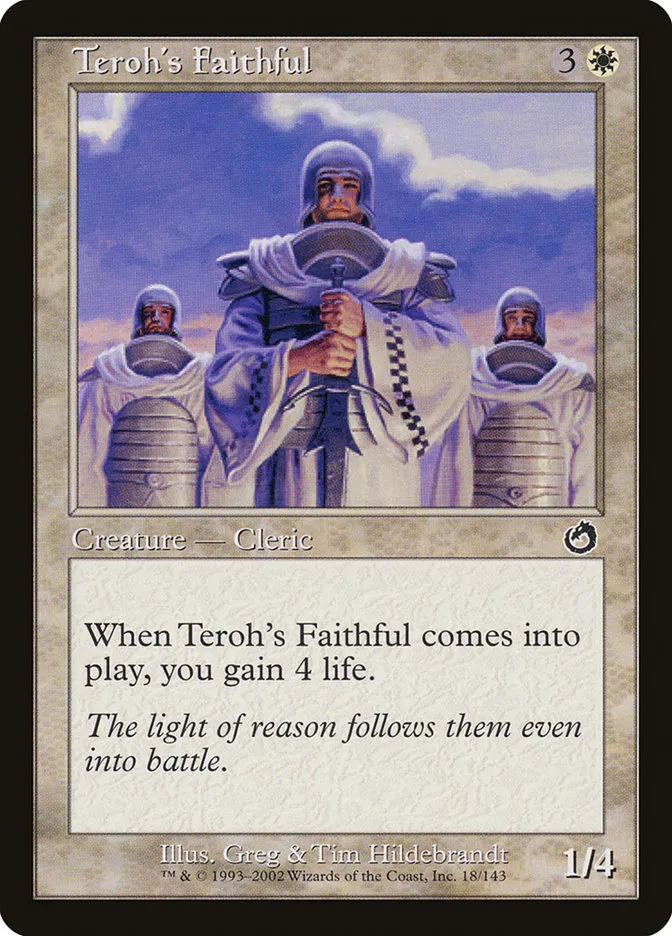 Teroh's Faithful Front Face