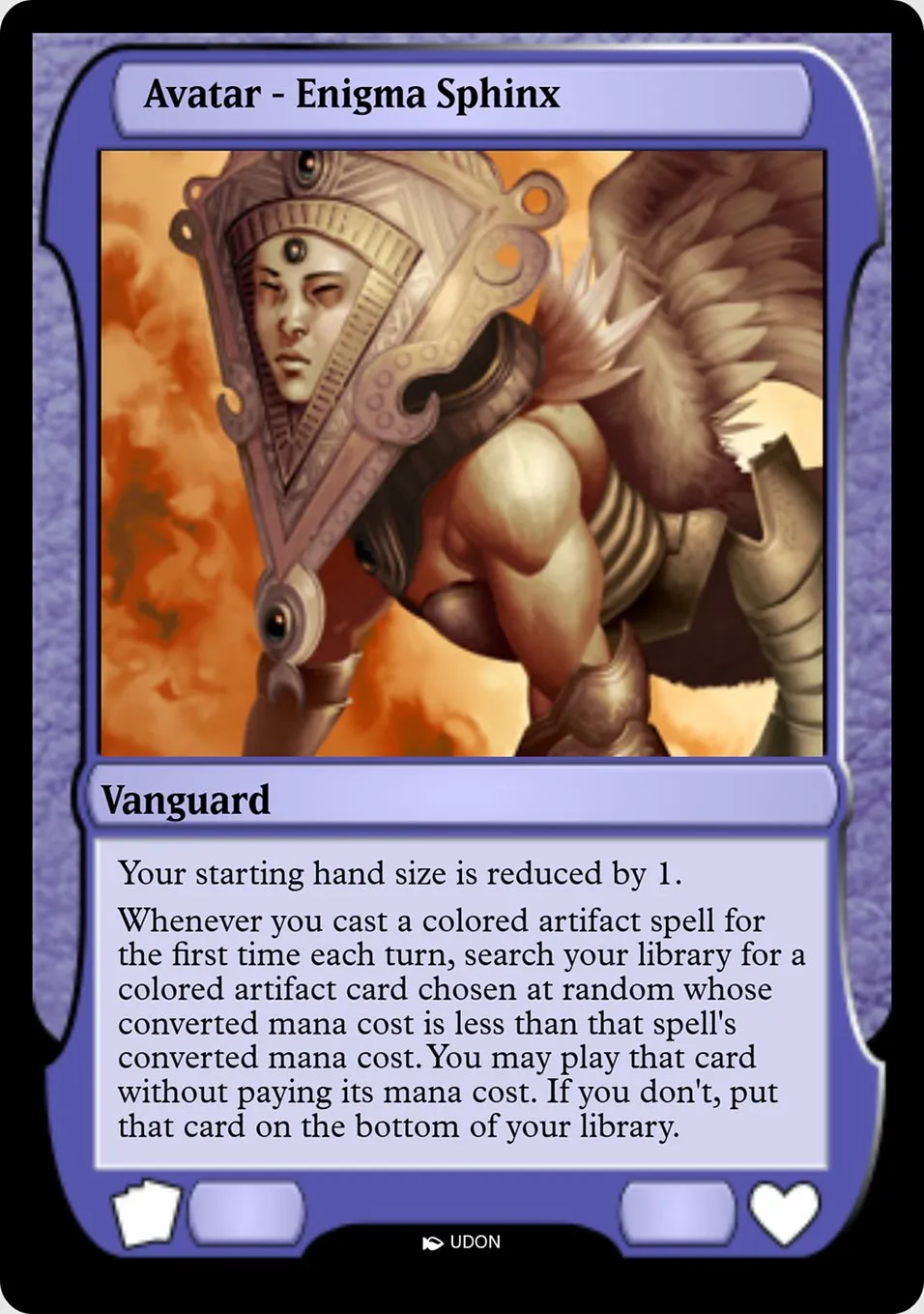 Enigma Sphinx Avatar Front Face