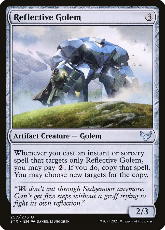 Reflective Golem Front Face