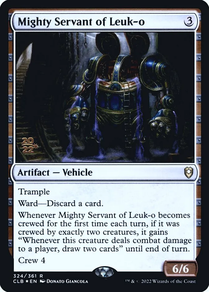 Mighty Servant of Leuk-o Front Face