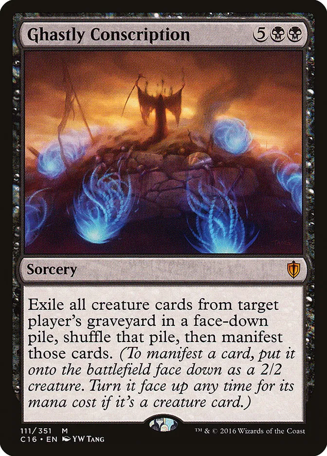 Ghastly Conscription Front Face
