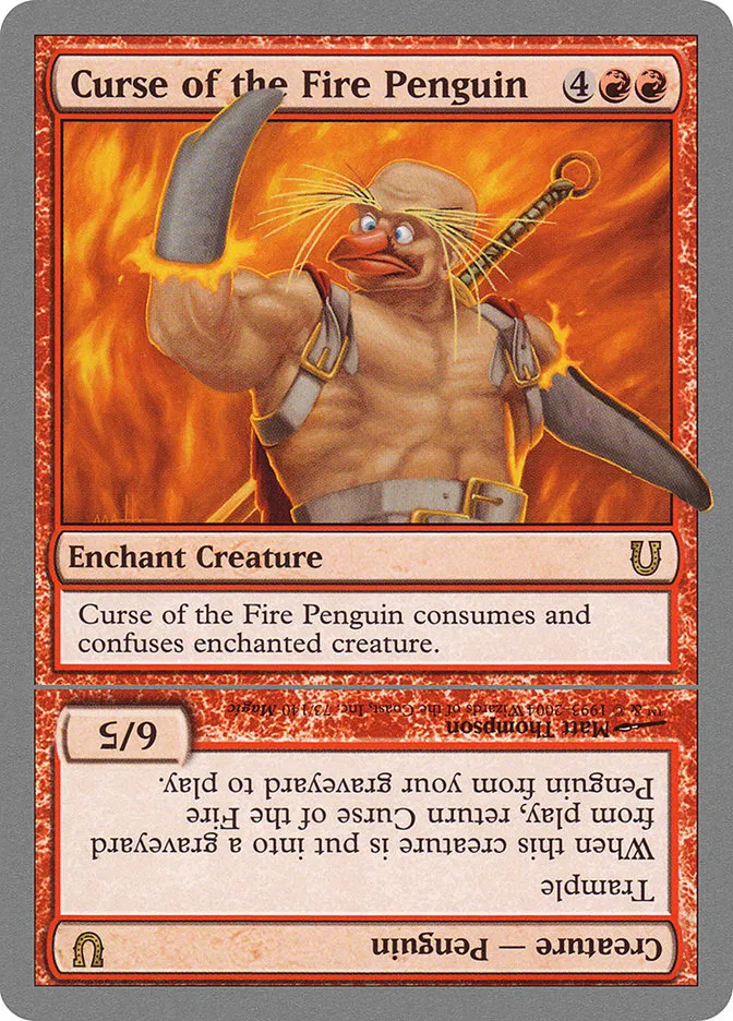 Curse of the Fire Penguin // Curse of the Fire Penguin Creature Front Face