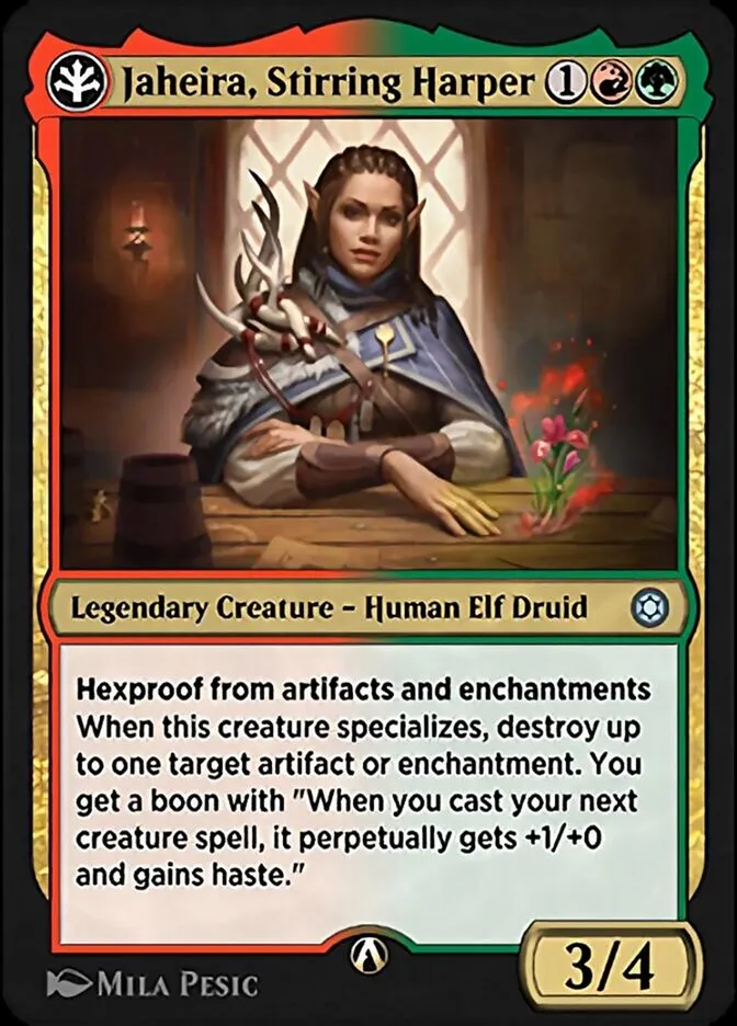 Jaheira, Stirring Harper Front Face