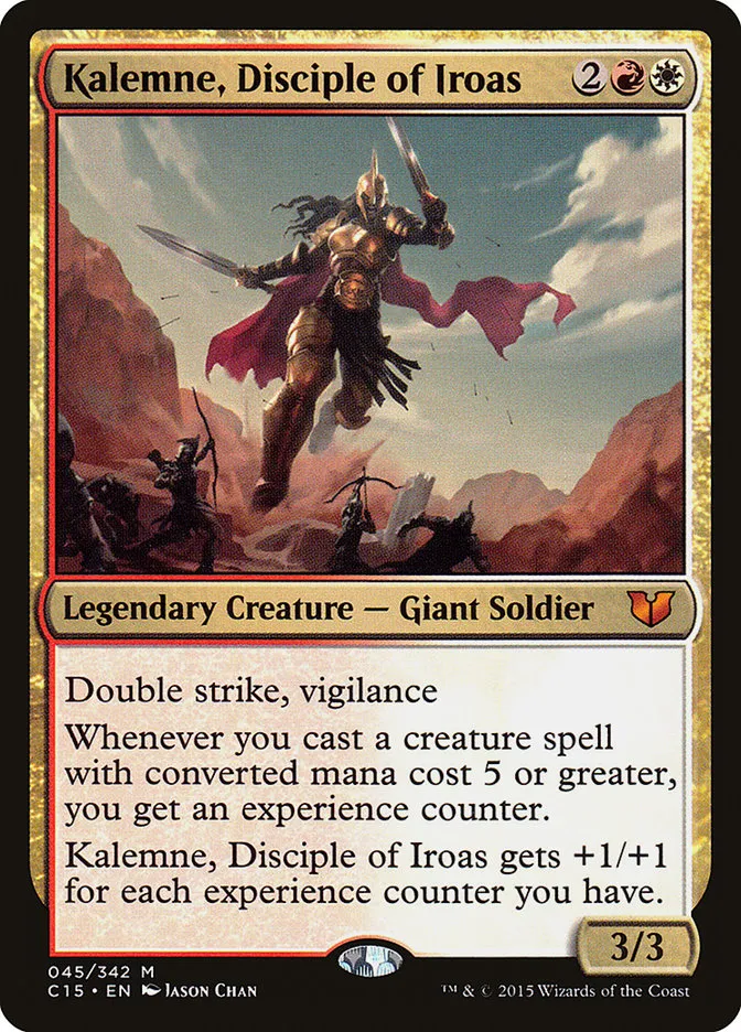 Kalemne, Disciple of Iroas Front Face