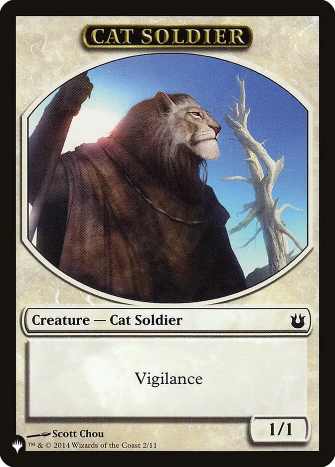 Cat Soldier Front Face