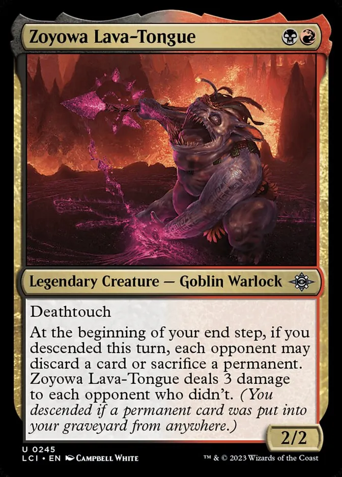 Zoyowa Lava-Tongue Front Face